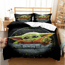 (Pattern 05, King) Yoda Single Double King Duvet Cover Cartoon
