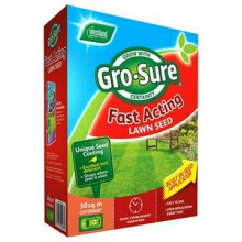 Gro-Sure Fast Acting Grass Lawn Seed - 30 sq.m - 900g (20500187)