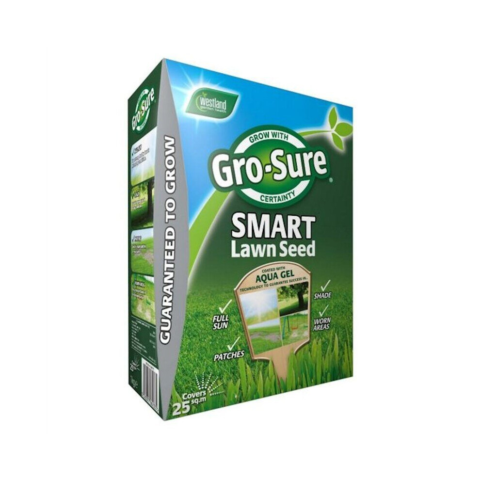 Gro-Sure Aqua Gel Coated Smart Grass Lawn Seed 25 sq.m - 1kg 20500144