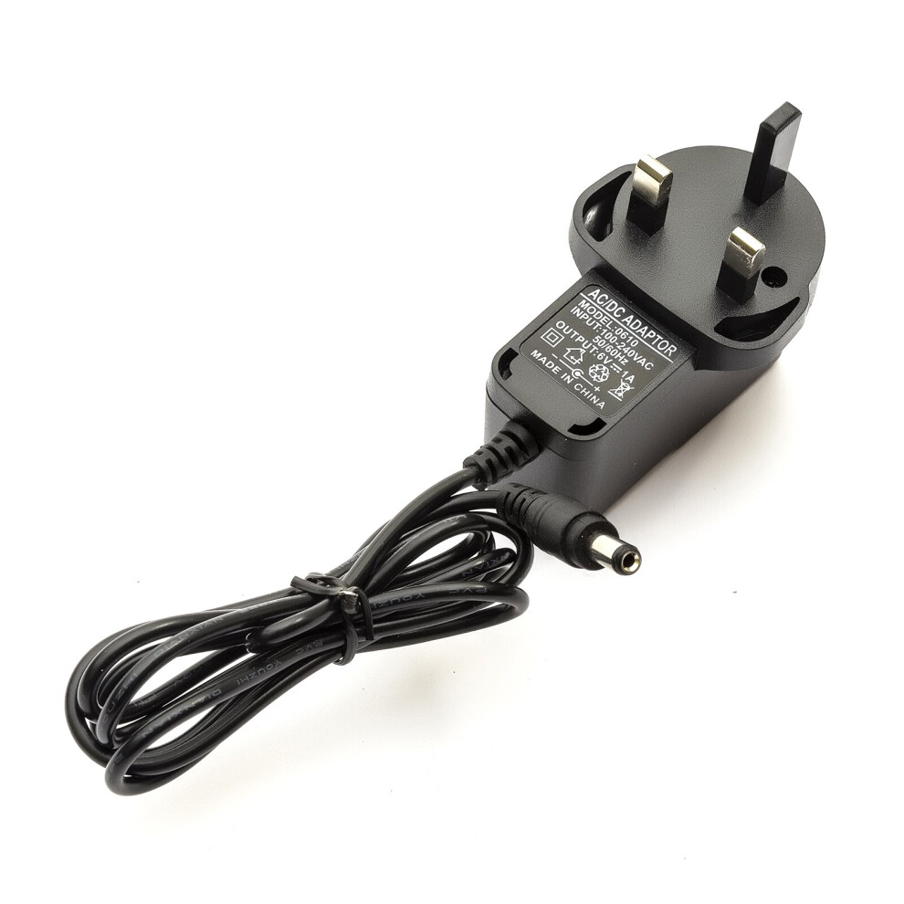 Petrolscooter 6V Battery Charger 6 Volt 1 Amp Uk Plug Universal Electric Ride On Toy Bike