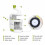 Spiralizer 4-Blade Vegetable Spiralizer, Heavy Duty Spiral Slicer 4