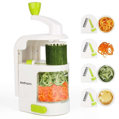 Spiralizer 4-Blade Vegetable Spiralizer, Heavy Duty Spiral Slicer