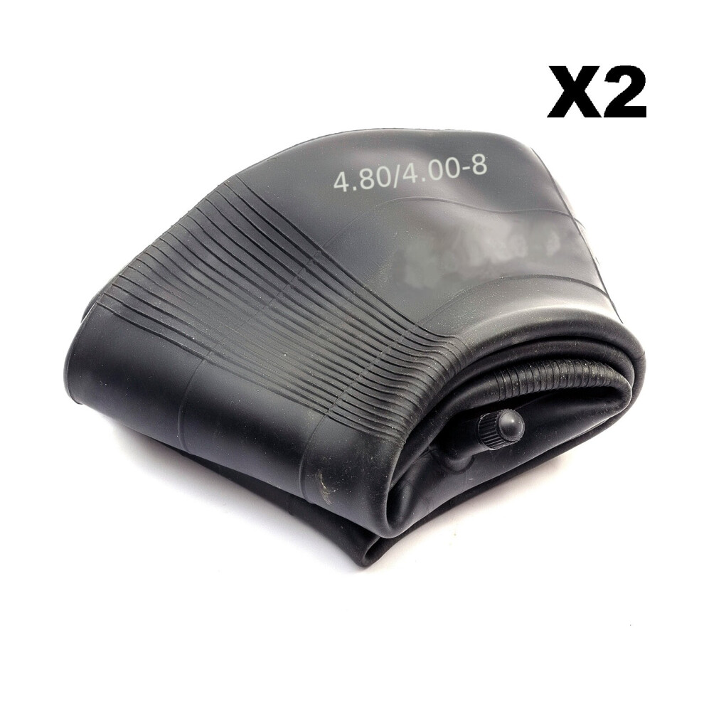 8'' Trailer Inner Tube 4.80/4.00-8 8 Inch Wheel 480-8 400-8 Straight Valve X2 5056213560485