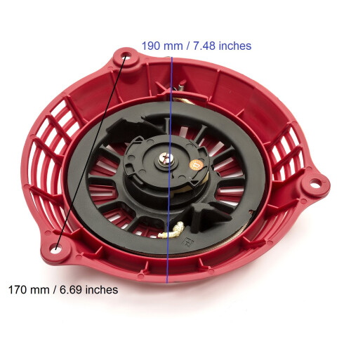 Non Genuine Red Pull Start Pull Cord Recoil Starter Fits Honda GC135 Compressors 1