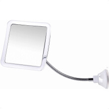MIRRORVANA Miroir de douche flexible sans bue pour rasage de salle de bain avec extension de col de cygne rglable en hauteur, pivotant 360 e