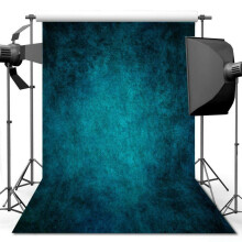 Photography Backdrop, 1.5 x 2.2 m Retro Art Blue Portrait Backdrop