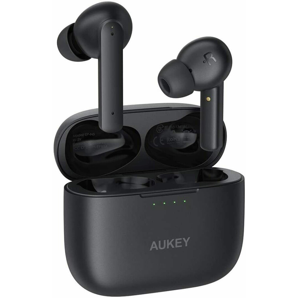 Wireless Earphones, Active Noise Cancelling Bluetooth Headphones Clear 779397080482