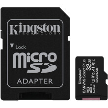 Kingston 32GB microSDHC Canvas Select Plus 100MB/s Read A1 Class10 UHS-I Memory Card + Adapter  with Frustration Free Packaging (SDCS2/32GBET)