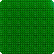 LEGO 10980 DUPLO Green Building Base Plate, Build and Display Board, Construction Toy for Toddlers and Kids
