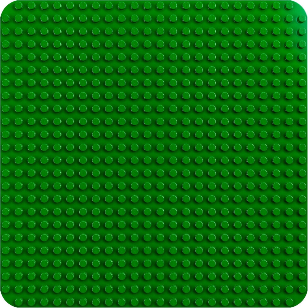Lego 10980 Duplo Building Base Plate, Build And Display Board, Construction Toy For Toddlers And Kids Green