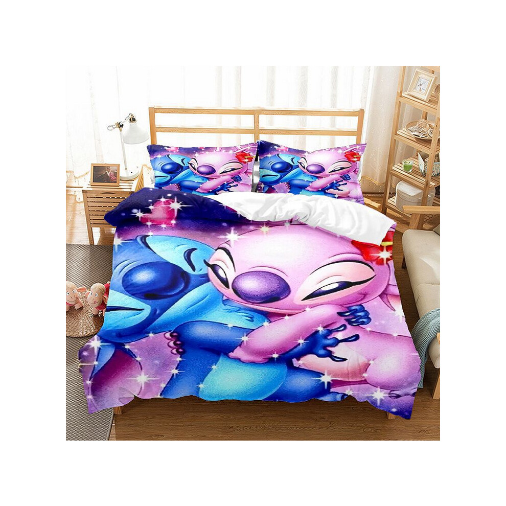 (Style 08, Single) Stitch Single Double King Duvet Cover Cartoon