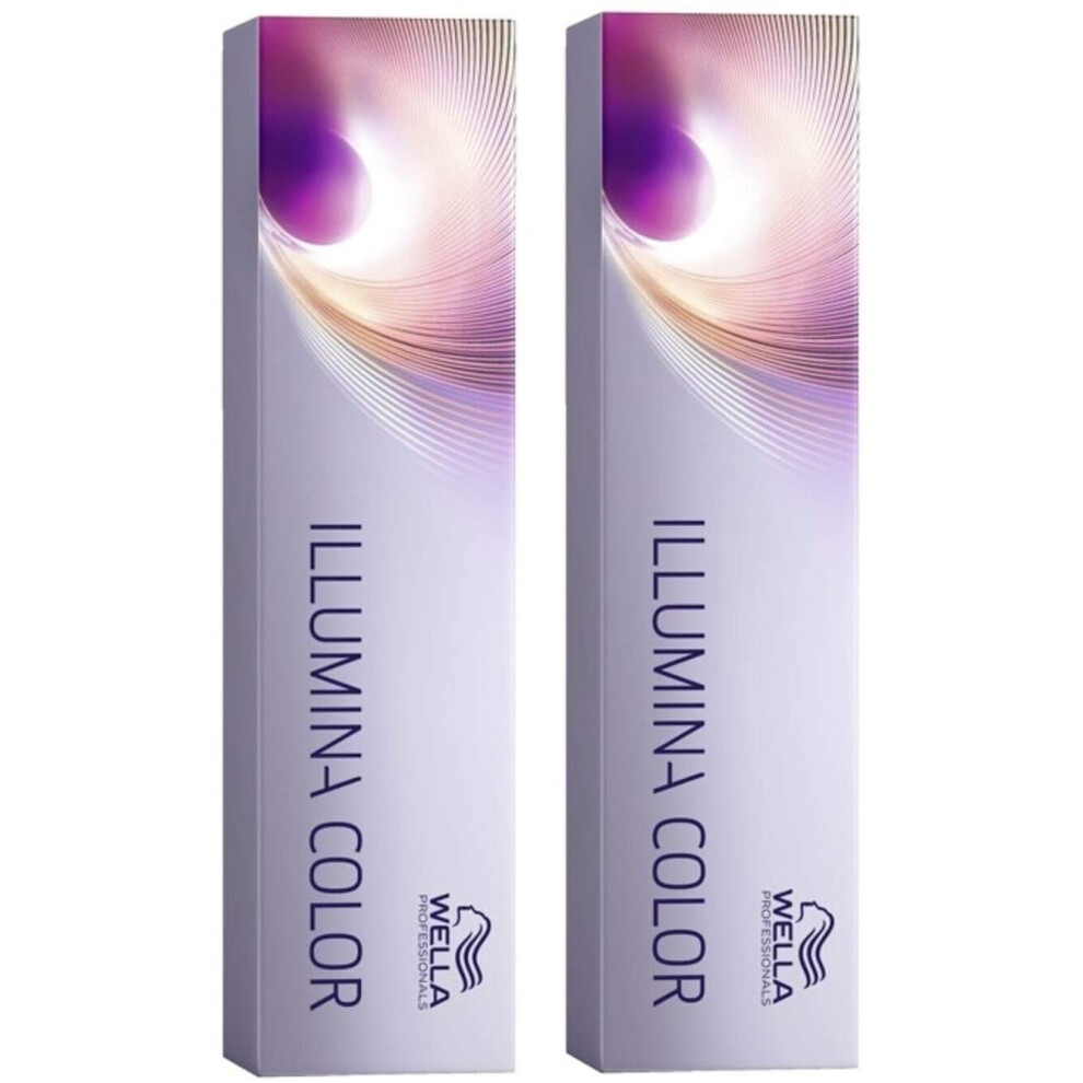 Wella Professionals Illumina Colour, 10/1 Light Blonde Ash, 60 ml, Pack of 2