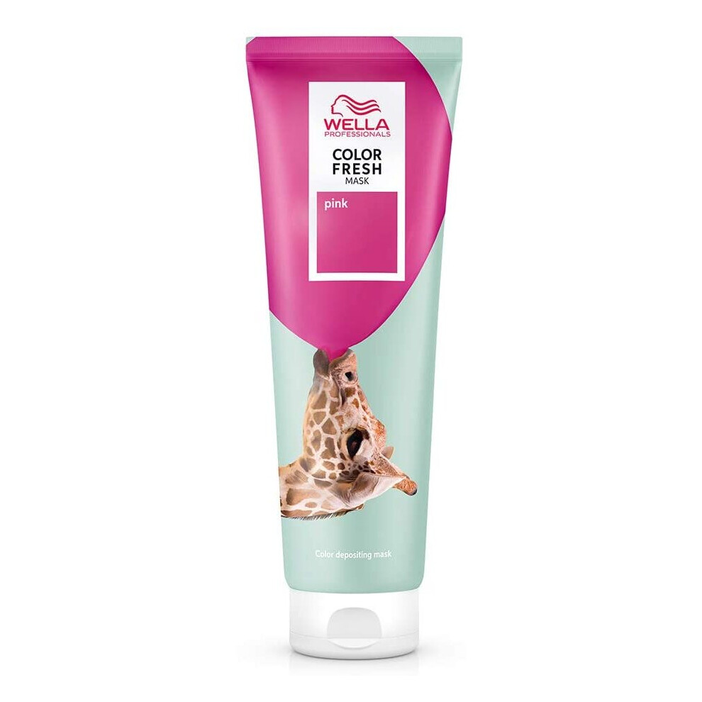 Wella Professional Color Fresh Mask, Temporary Color Refresh Treatment, Pink, 150 ml