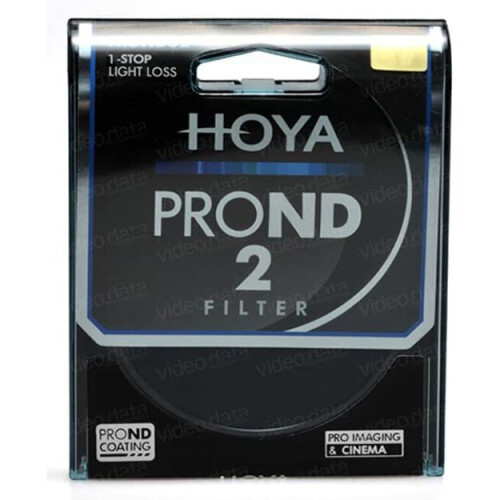 Hoya Pro ND 2 filter, black 1