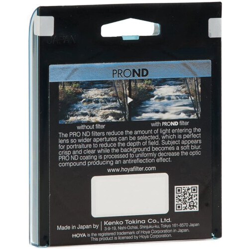 Hoya Pro ND 2 filter, black 2