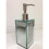 Crushed Crystal Diamond Silver Mirrored Glass Soap Dispenser Hand 4