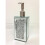 Crushed Crystal Diamond Silver Mirrored Glass Soap Dispenser Hand 1