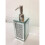 Crushed Crystal Diamond Silver Mirrored Glass Soap Dispenser Hand 5