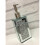 Crushed Crystal Diamond Silver Mirrored Glass Soap Dispenser Hand 2