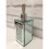 Crushed Crystal Diamond Silver Mirrored Glass Soap Dispenser Hand 7