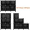 Cube Bookcase, 16 Cube Storage Unit Bookshelf Storage Cube Organiser Multi-Use DIY Storage Cube Shelf for Books, Toys, Clothes, Tools 5