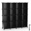Cube Bookcase, 16 Cube Storage Unit Bookshelf Storage Cube Organiser Multi-Use DIY Storage Cube Shelf for Books, Toys, Clothes, Tools 1
