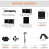Cube Bookcase, 16 Cube Storage Unit Bookshelf Storage Cube Organiser Multi-Use DIY Storage Cube Shelf for Books, Toys, Clothes, Tools 7