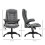 Vinsetto Vinsetto Reclining Chair w/ Heating Massage Points Headrest Grey 2