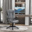 Vinsetto Vinsetto Reclining Chair w/ Heating Massage Points Headrest Grey 3