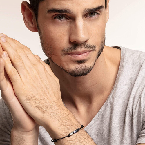 Thomas Sabo THOMAS SABO Men Silver Rope Bracelet LS090-811-7-L22v 1