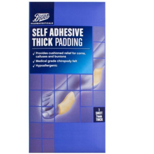 Boots No7 Boots Pharmaceuticals Self Adhesive Thick Padding (1 Sheet)