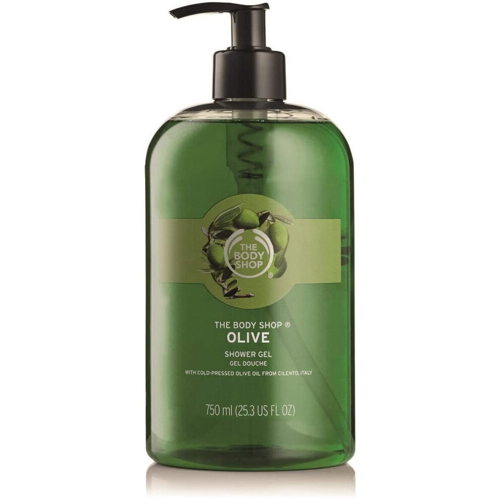 The Body Shop Olive Shower Gel/Bath & Shower Gel Olive to 750 mls