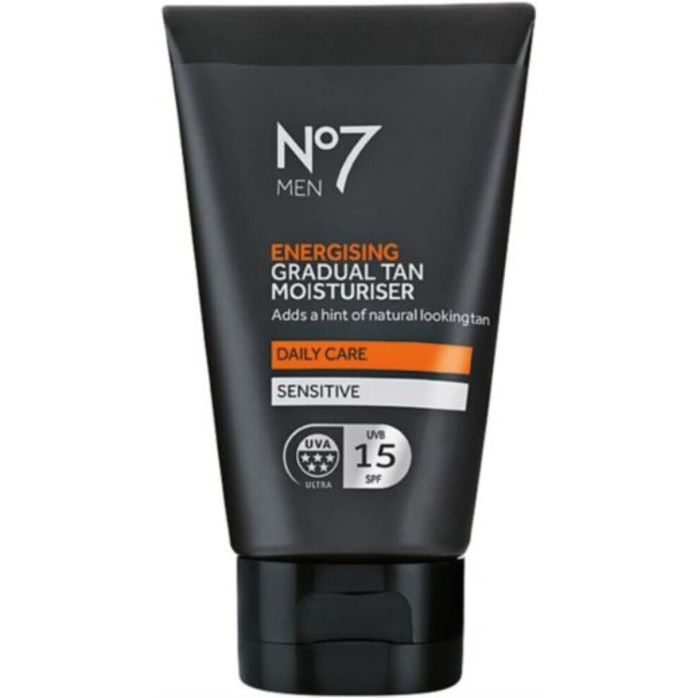 Boots No7 No7 Men Energising Gradual Tan Moisturiser Spf15 50Ml Light