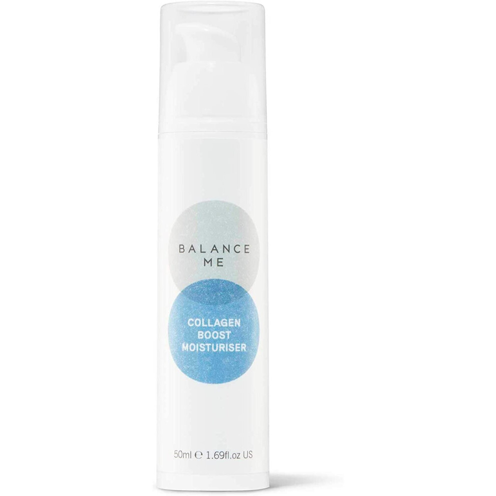 Balance Me Collagen Boost Moisturiser â Smooth and Rejuvenate Face & Neck - Anti-Ageing Creamâ¯For All Skin Types - Peptides & Hyaluronic Acid -