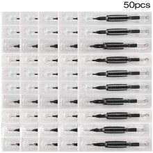 ATOMUS 50pcs Tattoo Tips Kit Grip 16mm Disposable Tattoo Needles and Silicone Tubes Grip Kit 3RL 5RL 7RL 9RL RS Professional Permanent Makeup Beauty