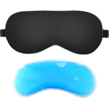 Color You Sleep Mask Eye Mask, Gel Eye Mask for Sleeping, Cool / Warm Therapy, Cooling Eye Mask Warm Eye Mask with Adjustable Strap, Perfect for
