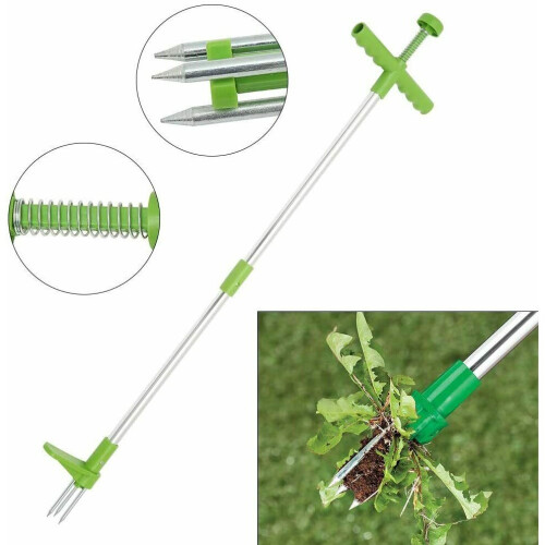 Weed Puller Weeder Twister Twist Pull Garden Lawn Root Remover Killer Tool
