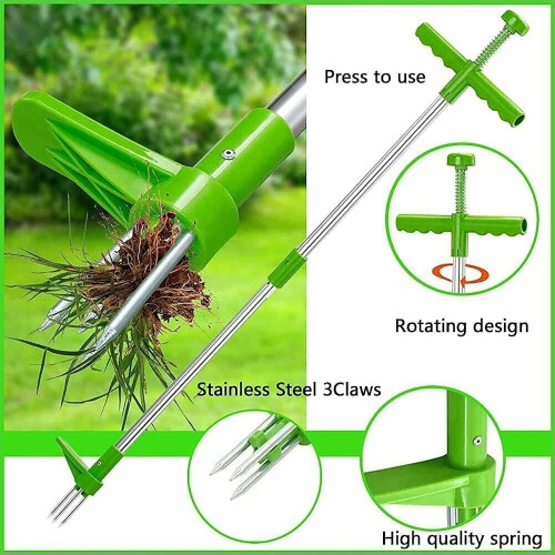 Weed Puller Weeder Twister Twist Pull Garden Lawn Root Remover Killer Tool 1