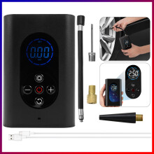 Cordless Vehicle Tire Inflator 150PSI Pump with LED Lamp for Tires