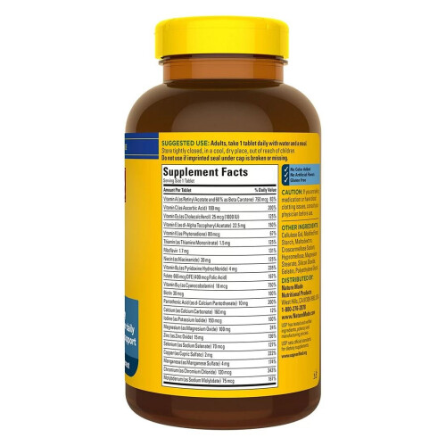 Nature Made Nature Made Multi For Him, Men's Multivitamin, 300 Tablets 2