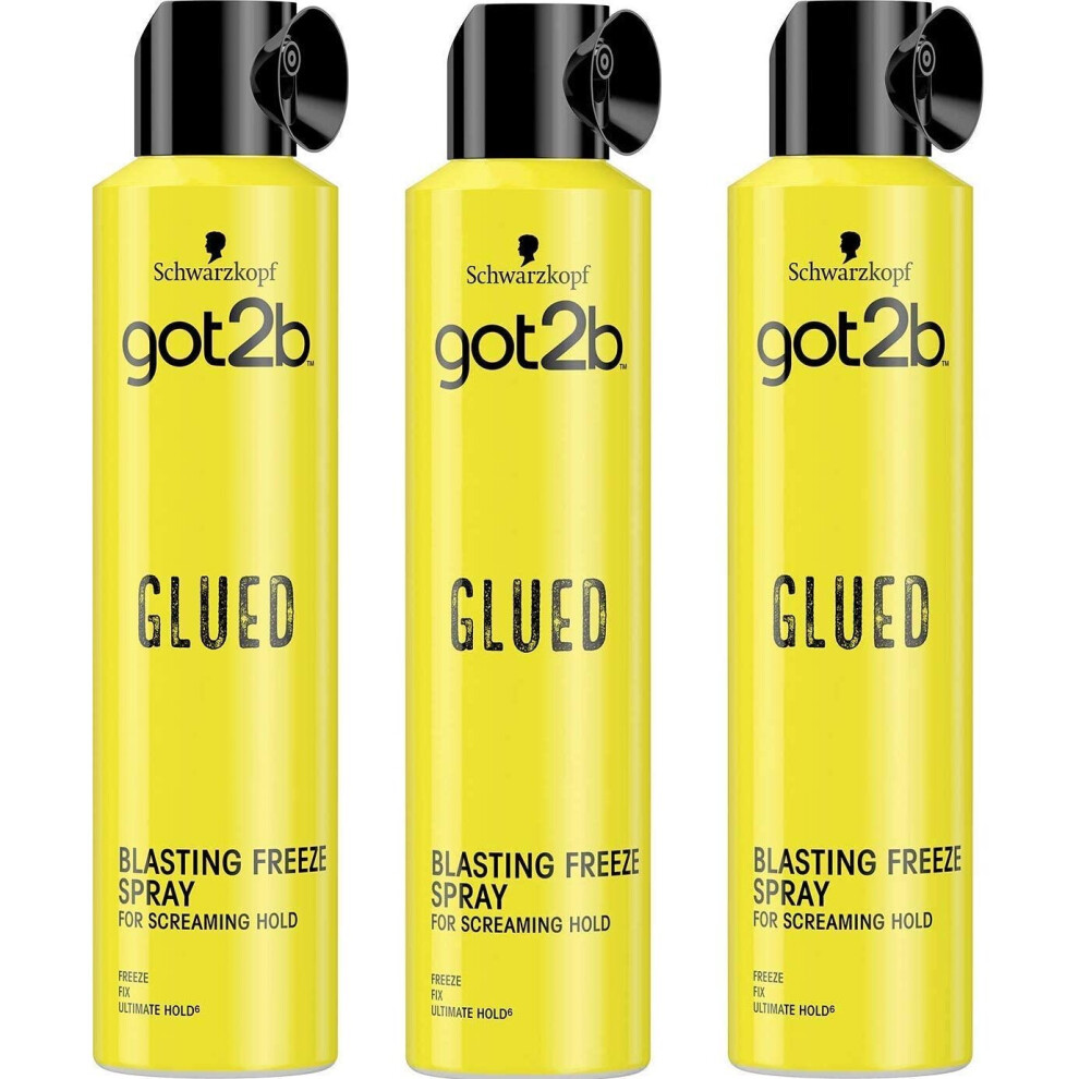 Schwarzkopf Got2b Spray Adhesive Pack of 3 x 300 ml
