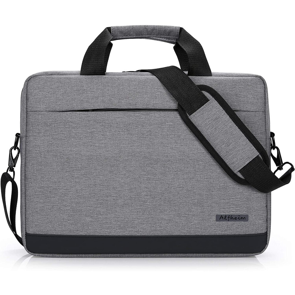 Alfheim Laptop Bag with Shoulder Strap 15.6-16 Inch Men Women Lightweight Waterproof Soft Computer Briefcase for Business Work Notebook Ultrabook