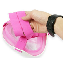 (pink, XL) Full Face Snorkeling Snorkel Mask Gopro compatible