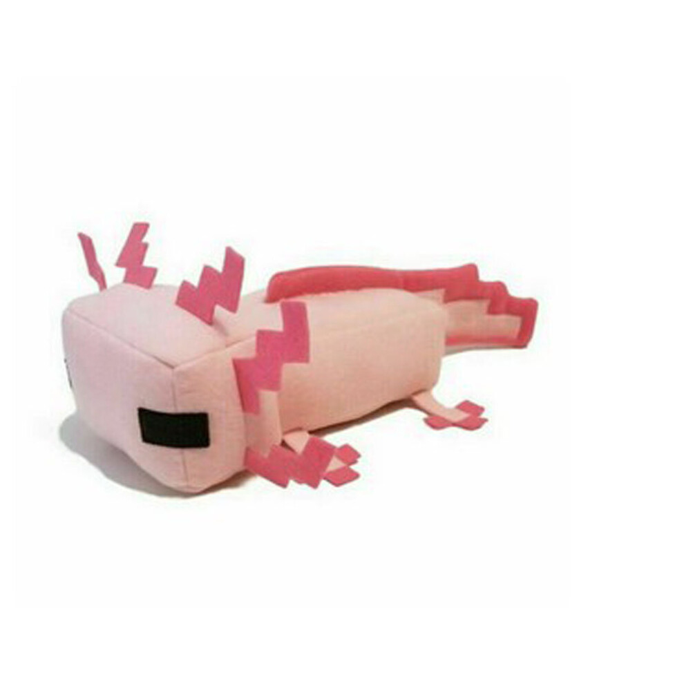 (Pink) Minecraft Axolotl Plush Toy Kids Stuffed Animal Birthday Gift Pink