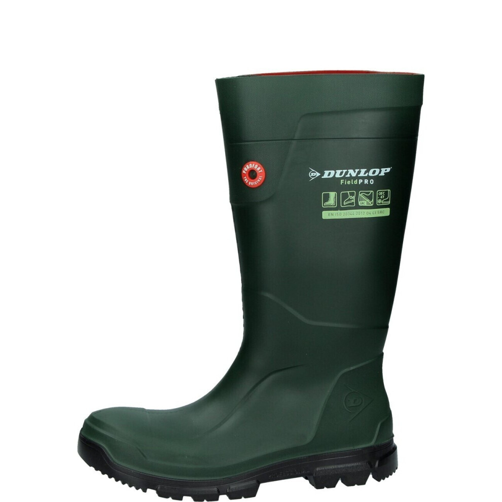 (8 UK, Green/Black) Dunlop Unisex Adult Purofort FieldPRO Wellington Boots