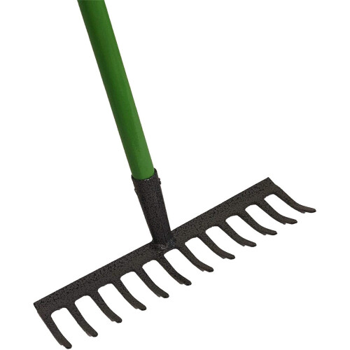 (Garden Rake ) Garden Tools Lightweight Soft Plastic Handle Grip 1