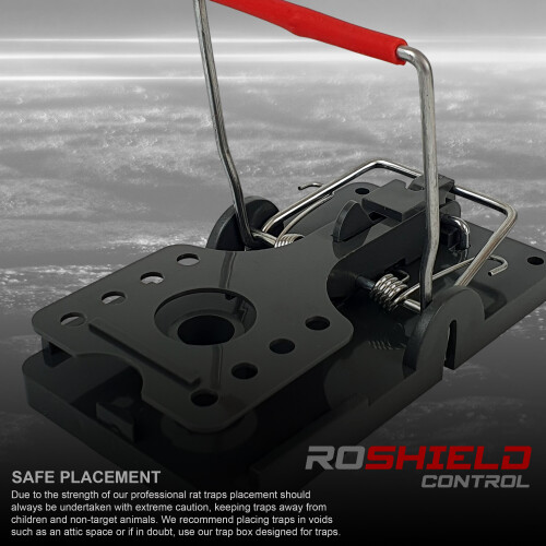 Roshield Roshield 2 x Rat Traps - Professional Heavy Duty Control Traps 2