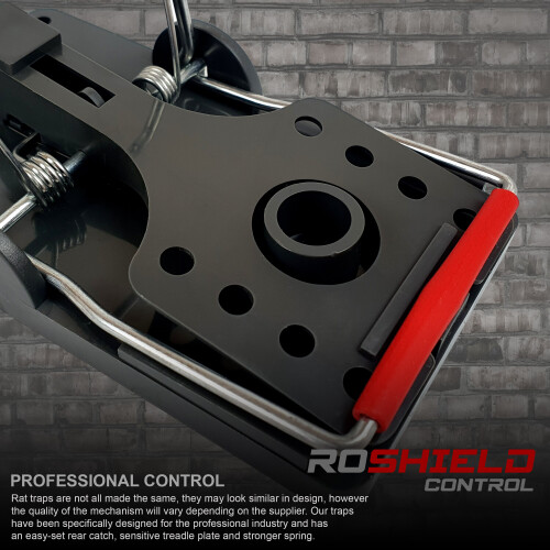 Roshield Roshield 2 x Rat Traps - Professional Heavy Duty Control Traps 1