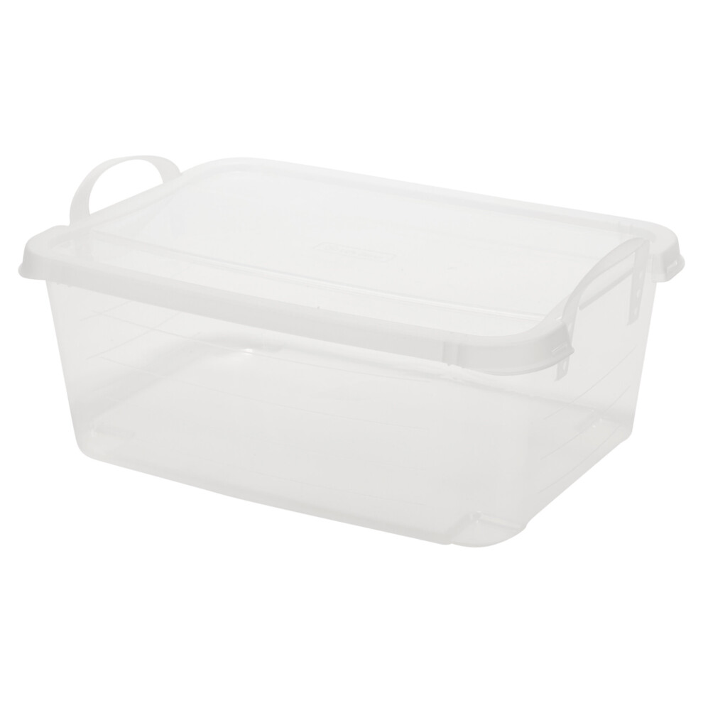 (2) Underbed Plastic Storage Boxes With Lids & Handles