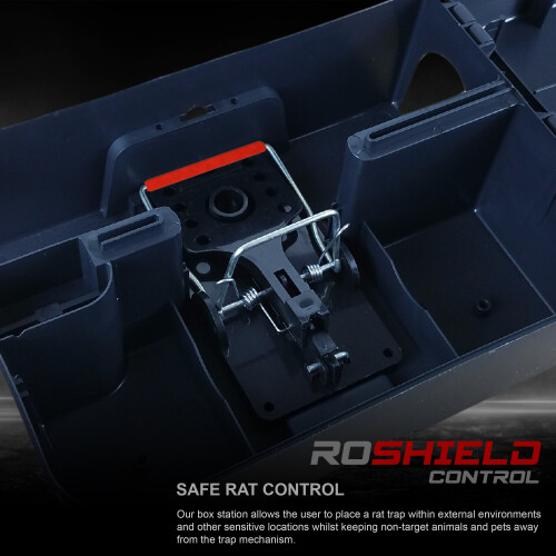 Roshield Roshield 2 x Rat Snap Trap + 2 x External Rodent Protector Box 1